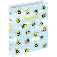 RNK Zeugnisringbuch Crazy Bees“ 46495 - A4 4 Ring-Mechanik,
