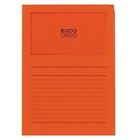 ELCO Sichthüllen Ordo classico DIN A4 orange glatt 120