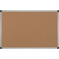 Bi-Office Korktafel Maya mit Aluminiumrahmen, und Hochwertiger Naturkorkoberfläche, Pinnwand,