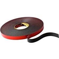 3M VHB Klebeband, schwarz, BreitexLänge: 19X33 mmxm, Stärke 1,1