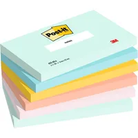 Post-it Haftnotizen Notes Beachside Collection, 6 Stück Grün, Gelb,