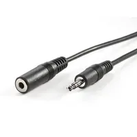 Value Klinke Audio Verlängerungskabel 3,5mm-Stecker / 3,5mm-Buchse 5,00m (11.99.4355)
