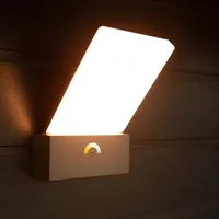 Lutec LED Wandleuchte Pano anthrazit IP54