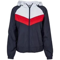 URBAN CLASSICS 3-tone Parka Navy / White / Red
