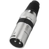 Monacor XLR-207P/SW XLR-Stecker