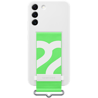 Samsung Silicone Cover with Strap - White