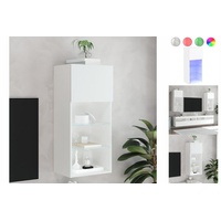 VidaXL TV-Schrank mit LED-Leuchten Weiß 90x39x30 cm