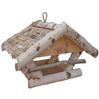 Conni Oberkircher's Vogelhaus Birkenholz natur LxBxH: 40x30x26/29 cm