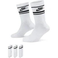 Nike Sportswear Dri-FIT Everyday Essential Crew-Socken White/Black/Black 34-38