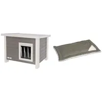 Kerbl ECO-Katzenhaus Eli Katzenhaus Haus für Katzen Schutzhaus 57x45x43