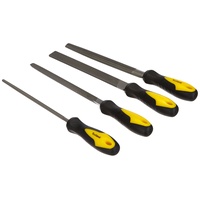 Perel 06776 Spiel 4-Feilen für Stahl 20 cm 8