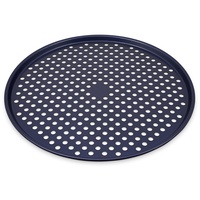 Zyliss E980204 Pizzablech, Antihaftbeschichtung, Carbonstahl, Dunkelblau, Backblech für Pizza