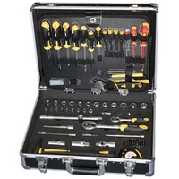 Tech-Craft Werkzeugkoffer 130 tlg. Heimwerker-Set Werkzeugtasche Werkstattkoffer