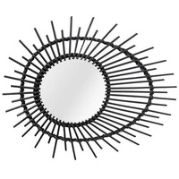 Kayoom Rattan Spiegel Aina 125«, schwarz