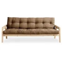 Karup Schlafsofa KARUP DESIGN, braun (mocca), B:204cm H:40cm T:90cm,