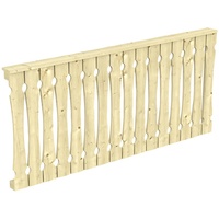 SKANHOLZ Skan Holz Brüstung Balkonschalung 205 x 96 cm,