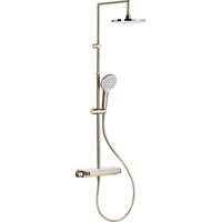 Primaster Duschsystem mit Thermostatarmatur und Ablage Prag lightgold 3
