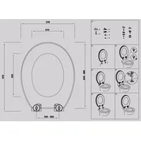 Primaster WC-Sitz Luigi 3D mit Absenkautomatik