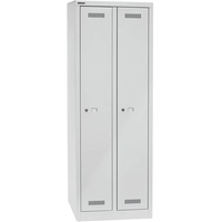 BISLEY MonoBloc ML06D1 lichtgrau ML06D1645, 2 Schließfächer 61,0 x