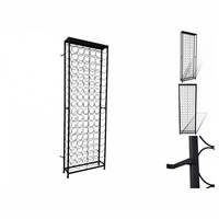 VidaXL Flaschenregal für 108 Flaschen Metall