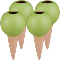 Relaxdays Tonspitzen Bewässerung, 4er Set, Bewässerungskugeln für 1,5 L