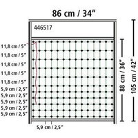 Kerbl Tür für Elektrozaunnetze 95-125 cm Höhe, Öffnungsbreite 86