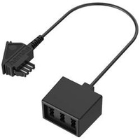 Hama Telefon (analog) Anschlusskabel [1x TAE-F-Stecker - 3x TAE-NFN-Buchse]