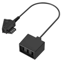 Hama Telefon (analog) Anschlusskabel [1x TAE-F-Stecker - 3x TAE-NFN-Buchse]