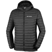 Columbia Powder Pass Hooded Jacket, BLACK, XXL