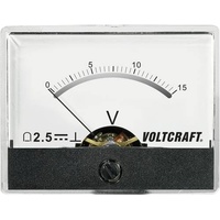 VOLTCRAFT AM-60X46/15V/DC AM-60X46/15V/DC Einbau-Messgerät AM-60X46/15V/DC 15 V Drehspule