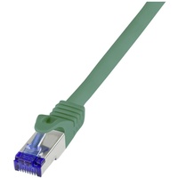 Logilink C6A105S RJ45 CAT 6a S/FTP grün, 15 m