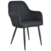 Hti-Living Albany Webstoff schwarz