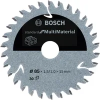 Bosch Professional Standard Multi Material Kreissägeblatt 85x1.5x15mm 30Z, 1er-Pack