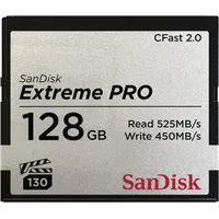 SanDisk Extreme PRO R525/W450 CFast 2.0 CompactFlash Card 128GB