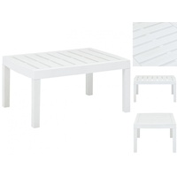 VidaXL Gartentisch 78 x 55,5 x 38 cm Weiß