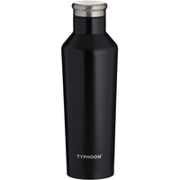 Typhoon PURE COLOUR Isolierflasche aus Edelstahl, schwarz, 500 ml