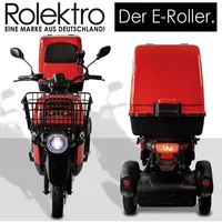 Rolektro E-Carrier 25 V.3 1000 Watt 25 km/h rot
