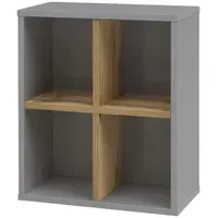 Schildmeyer Wandregal, BxH: 40,5 x 48,3 cm - grau