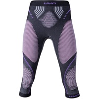 Uyn Evolutyon 3/4 Funktionsunterhose melange Damen anthrazit melange/raspberry/purple XS