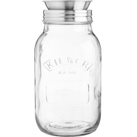 Kilner Spiralschneider Einmachglas, Silber, Transparent