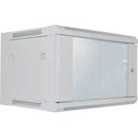 Intellinet Network Solutions Intellinet Wandschrank 6HE, Sicherheitsglastür, hellgrau, 450mm