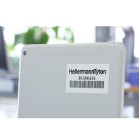 HellermannTyton 596-12157 TAG66TD1-1210-WH-1210-WH Etikett für Laserbedruckung