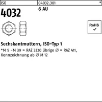 Industrial Quality Supplies Sechskantmutter ISO 4032 M 52 x
