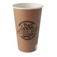 Papstar Trinkbecher 0,4 l Braun 50 St.