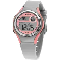 Sinar XE-64-9 40 mm Silikongehäuse Grau Silikonarmband Rosa