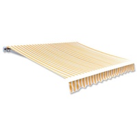 VidaXL Markisenbespannung Canvas 350 x 250 cm orange-weiß