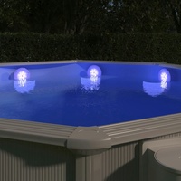VidaXL Unterwasser-LED-Poollampe mit Fernbedienung Weiß