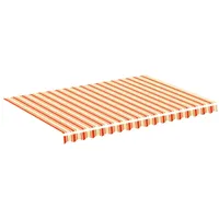 VidaXL Markisenbespannung 3,5 x 2,5 m gelb und orange
