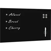 VidaXL Magnettafel Wandmontage Glas 100 x 60 cm