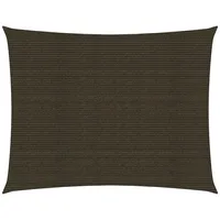 VidaXL Sonnensegel 160 g/m2 Braun 3x4,5 m HDPE